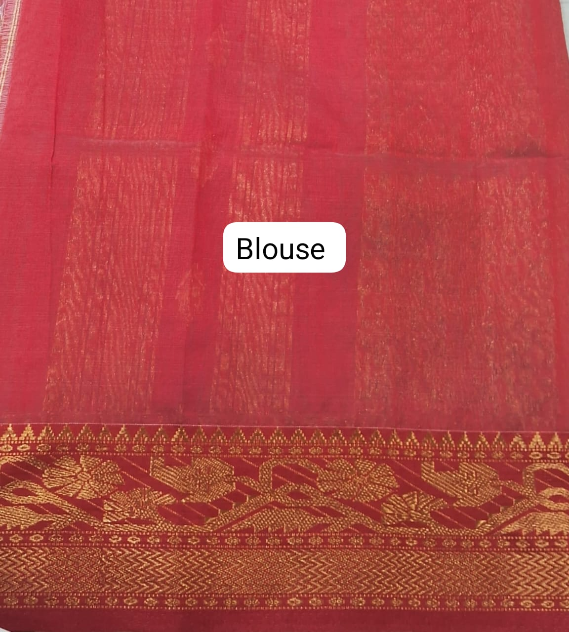 White Muslin Saree Blouse