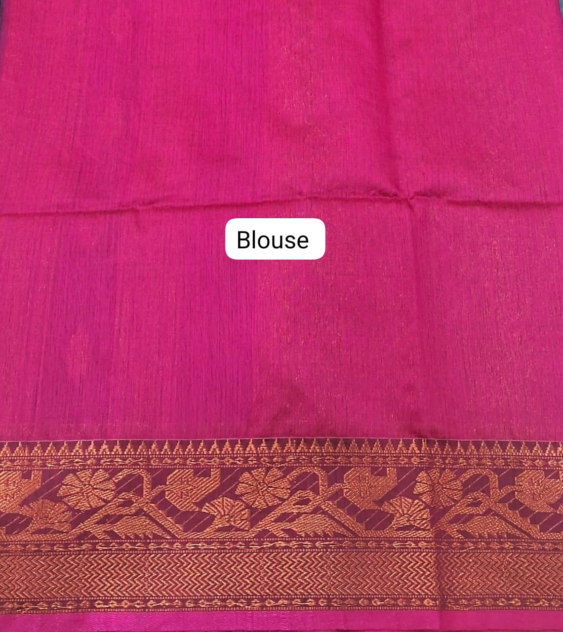 Charming Black Muslin Saree Blouse