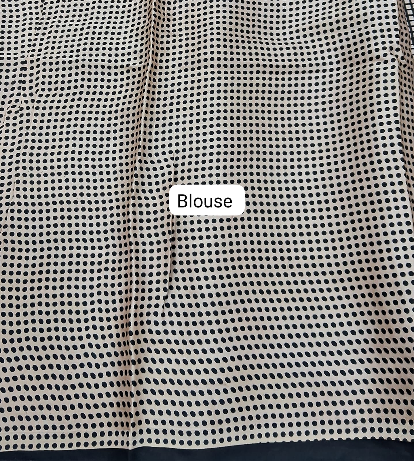 Black Modal Silk Saree blouse