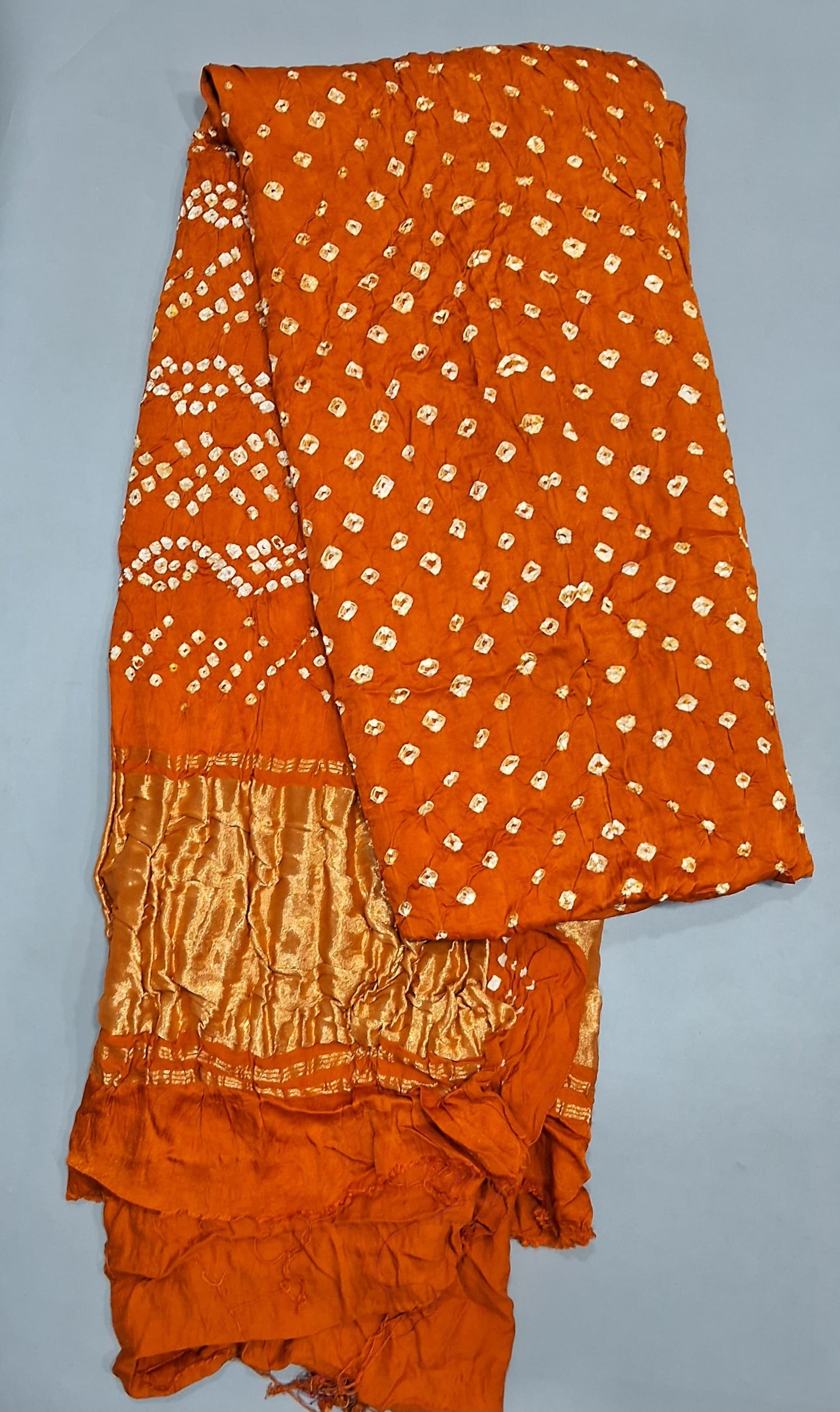 Mustard Yellow Pure Modal Silk Saree