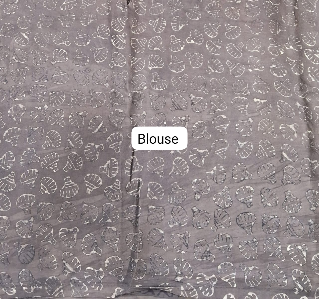 Sand Brown Pure Modal Silk Saree Blouse