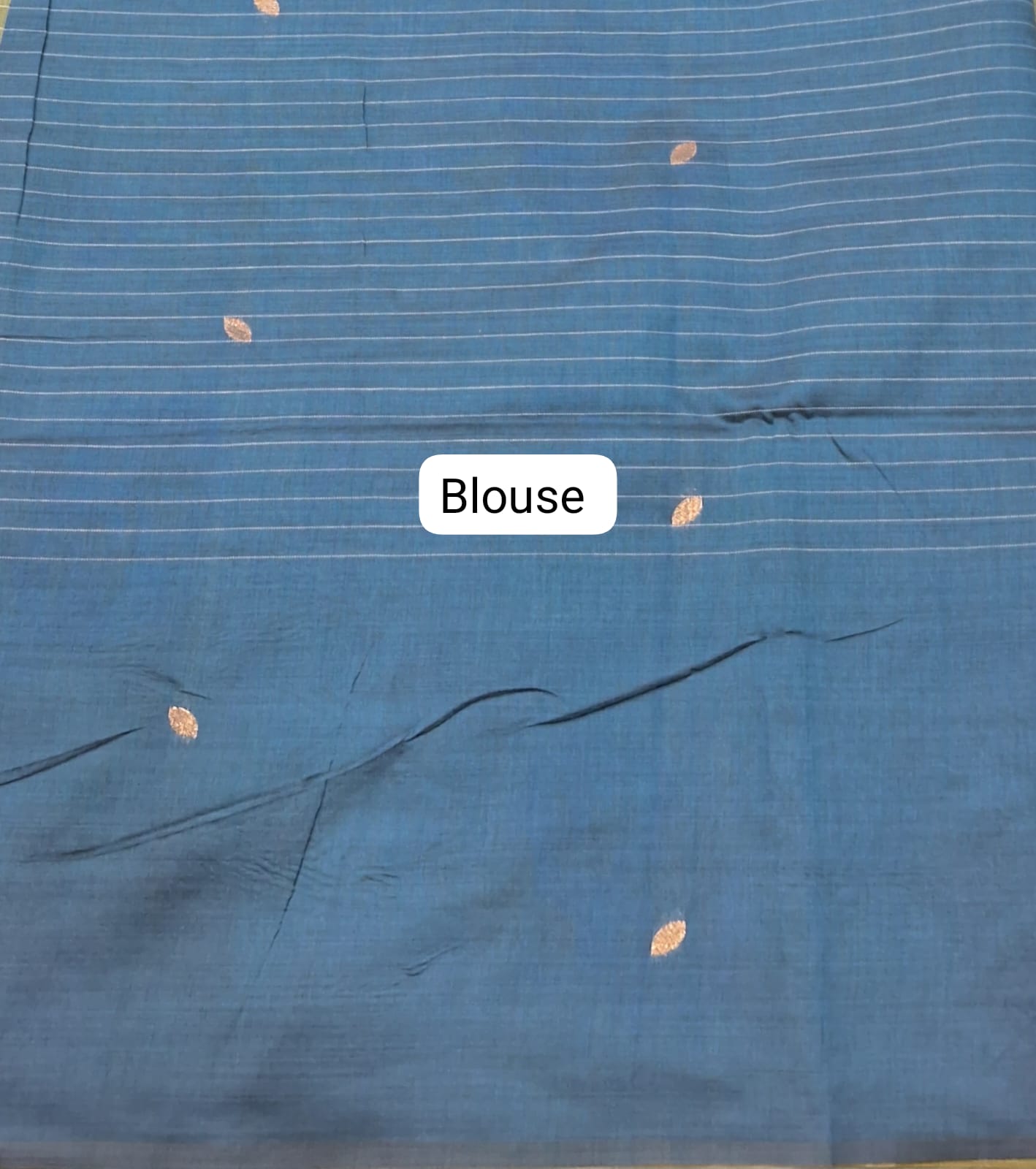 Pale Green Munga cotton Saree blouse