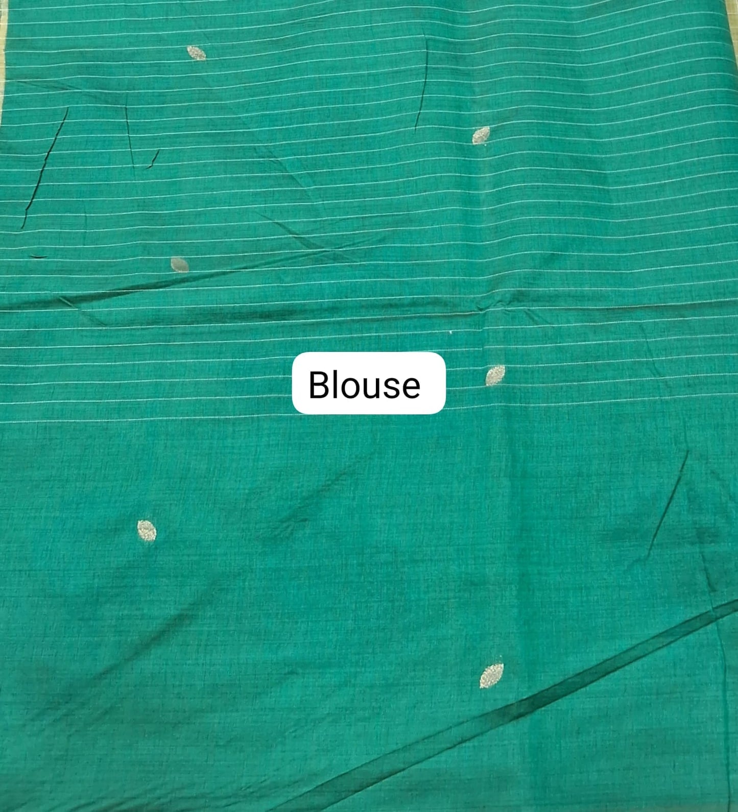 Apple Green Munga cotton Saree blouse