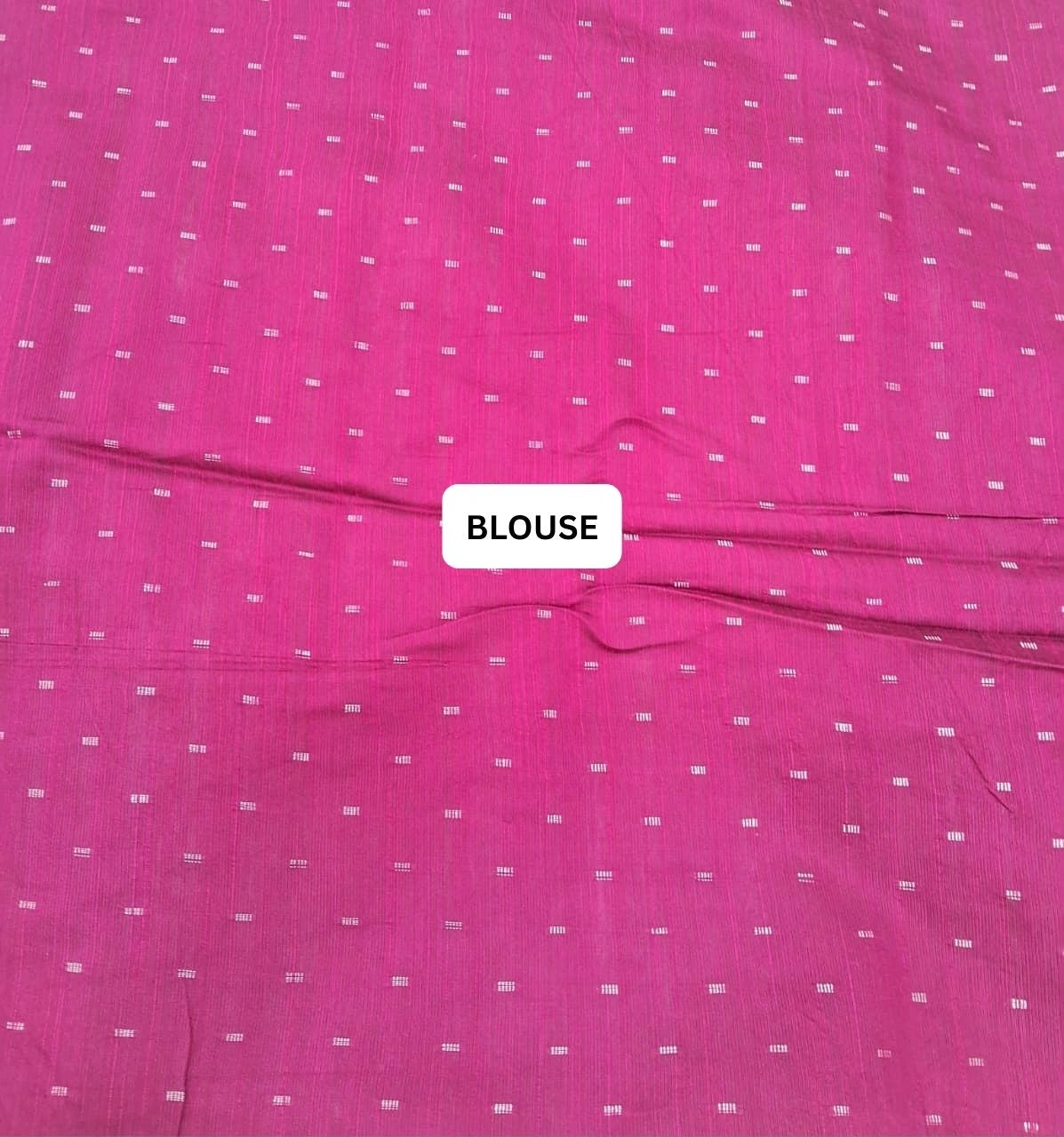 Grey Matka Silk Saree blouse