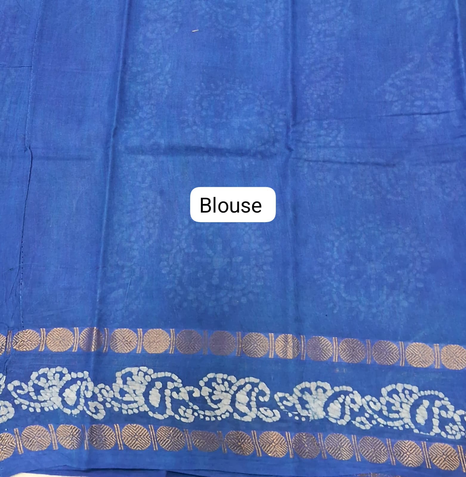 Black Sungudi Cotton Saree blouse