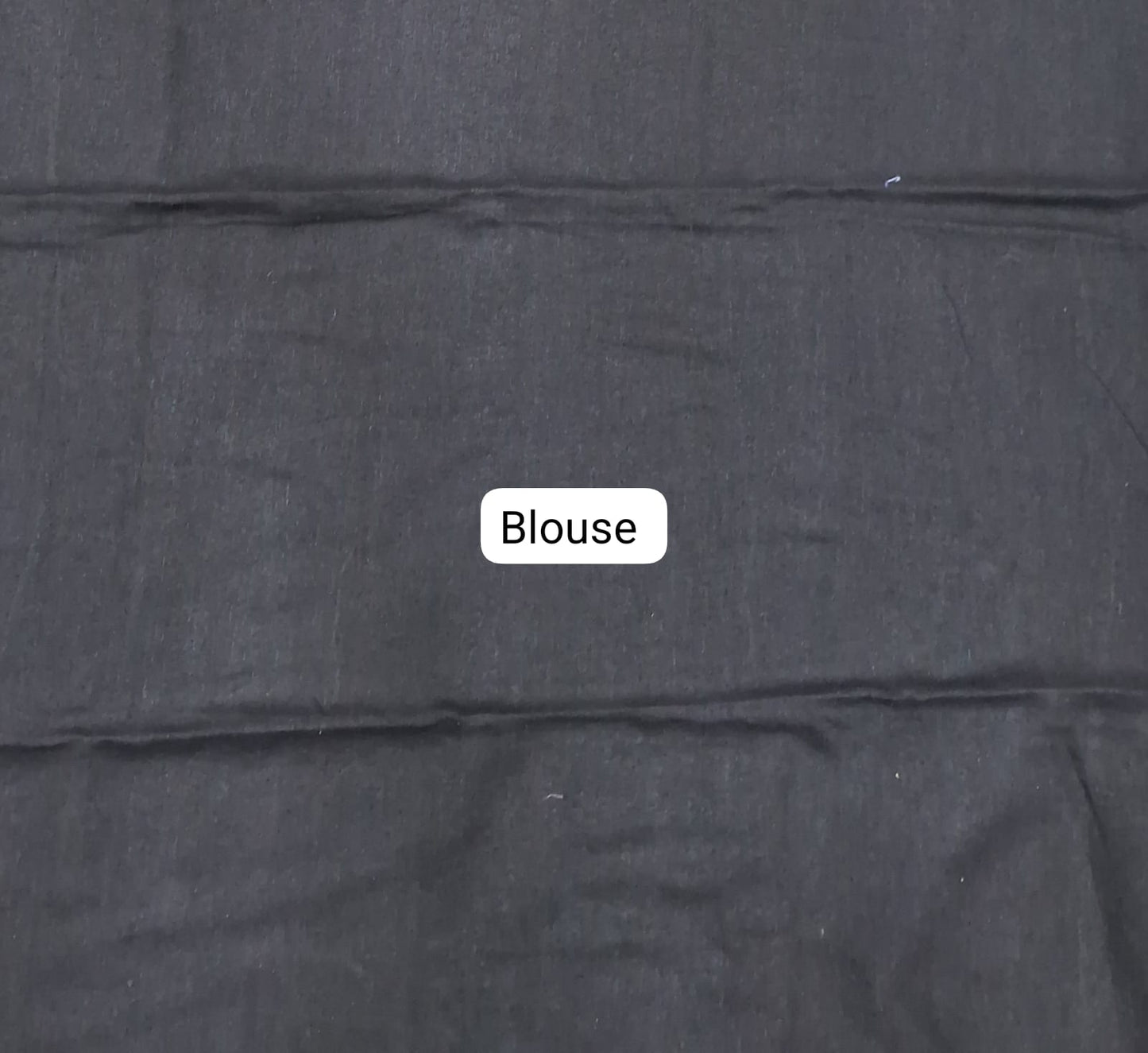 Grey Pure Matka Silk Saree Blouse