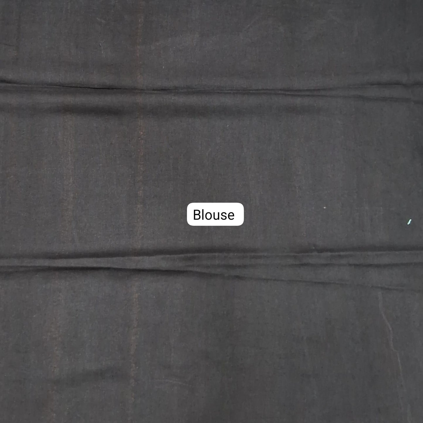 Orange Pure Matka Silk Saree Blouse