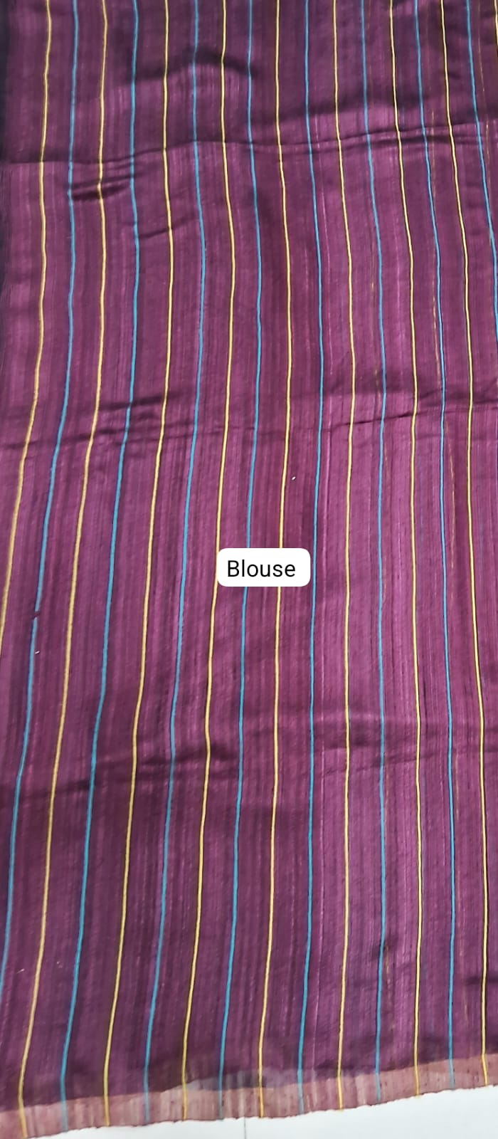 Onion Pink Pure Matka Silk Saree Blouse