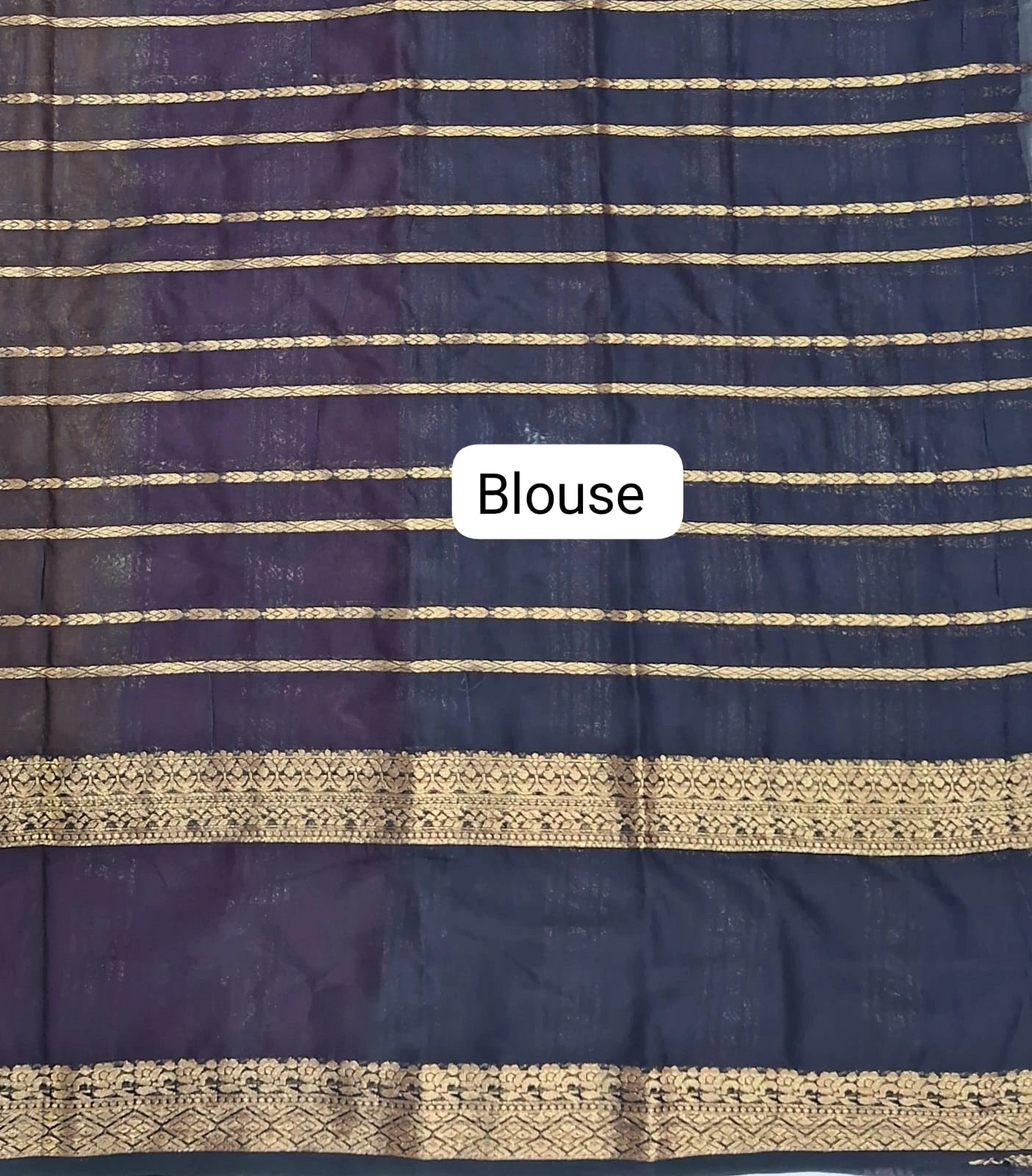 Mango Yellow Mysore Crepe Silk Saree with Elegant Zari blouse