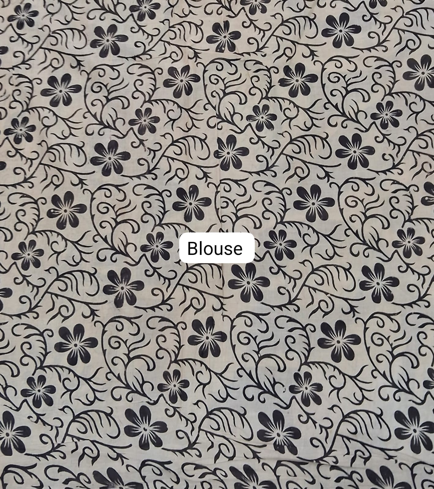 Wine kalamkari Cotton Saree blouse