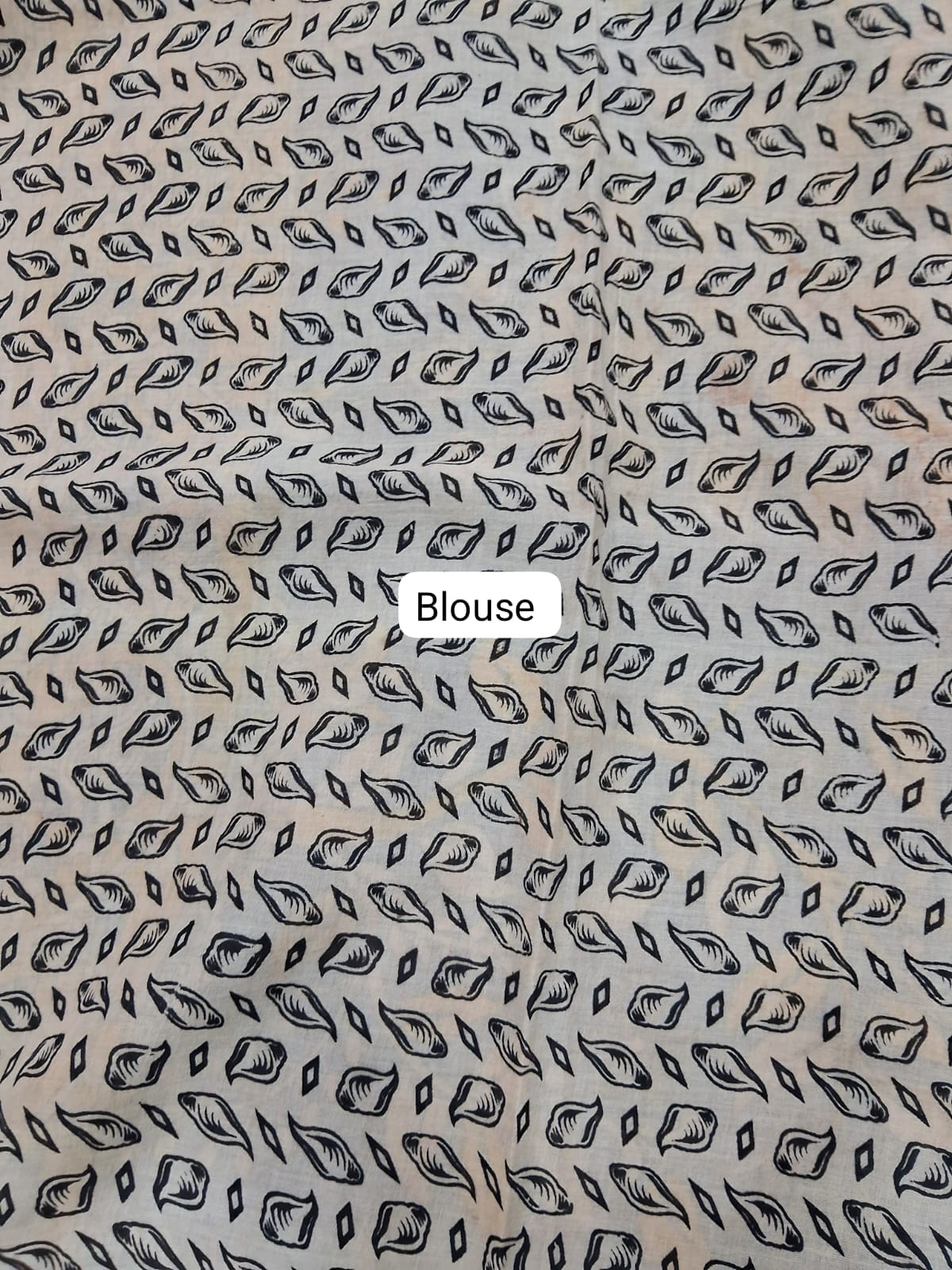 Maroon kalamkari Cotton Saree blouse