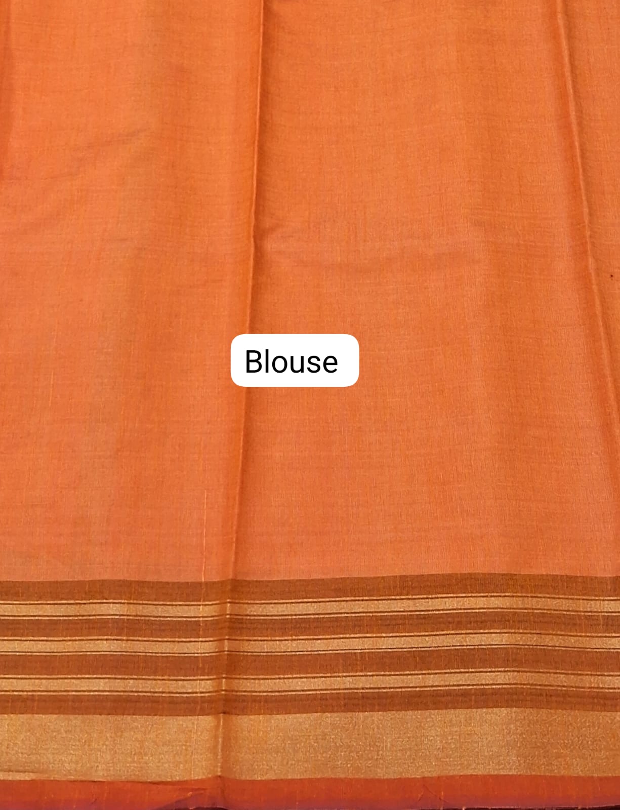 Mango Yellow Plain Khadhi Pure Pattu Saree blouse