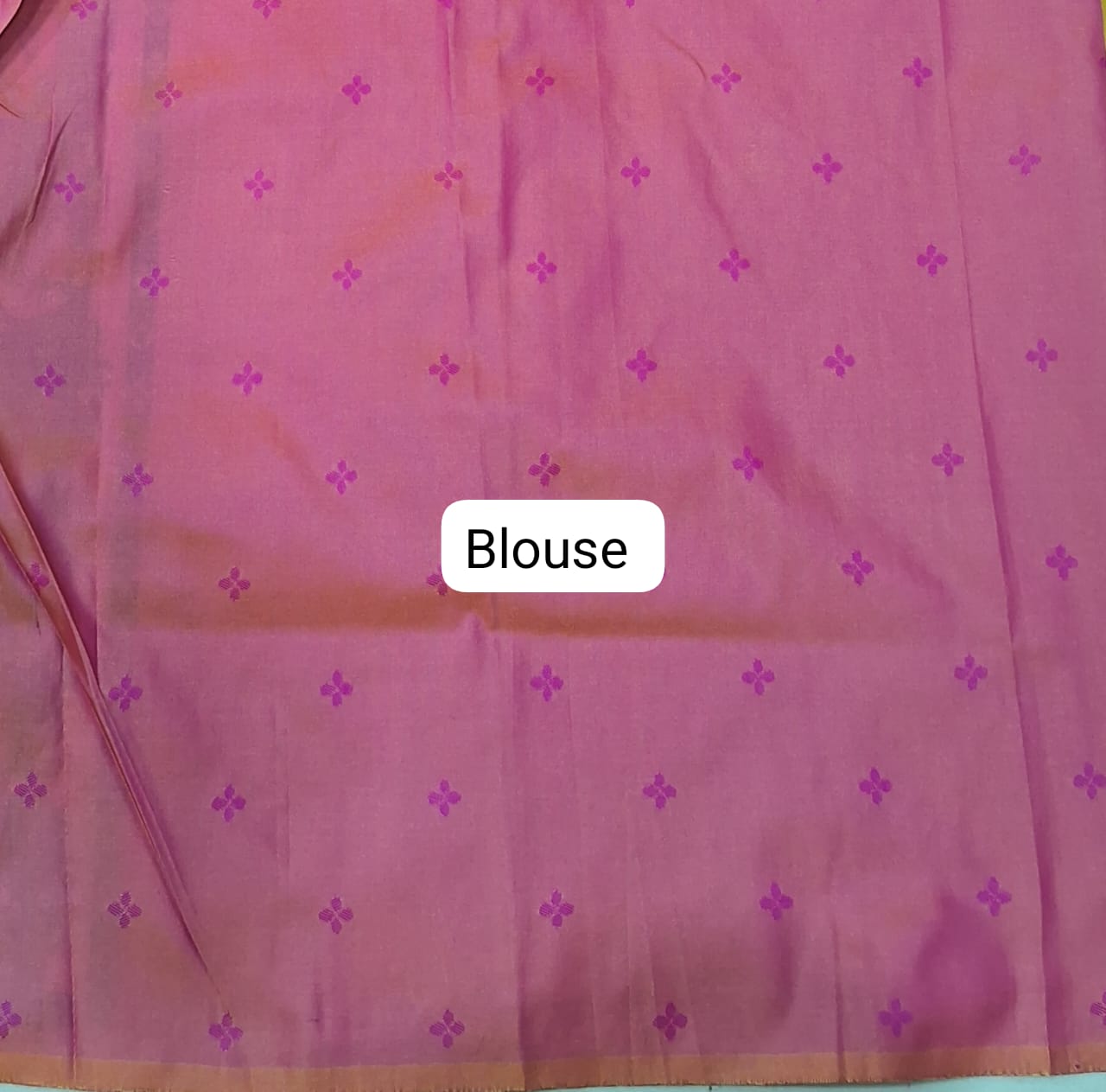 Yellow Banaras Saree blouse
