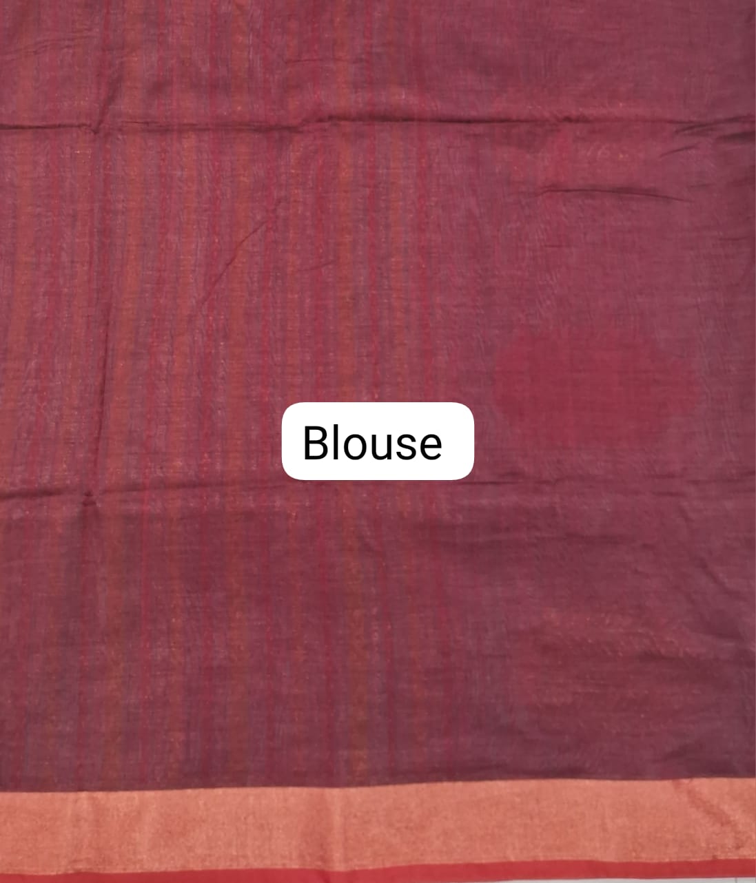 Grey Khadhi Silk Saree Blouse