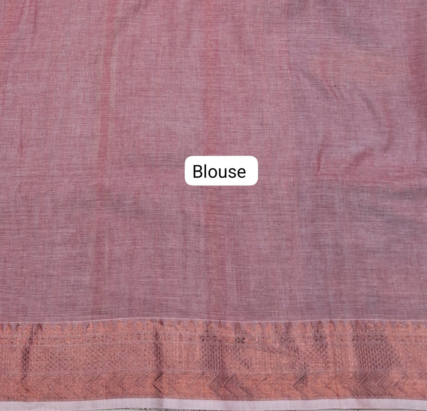 Grey Khadhi Silk Saree Blouse