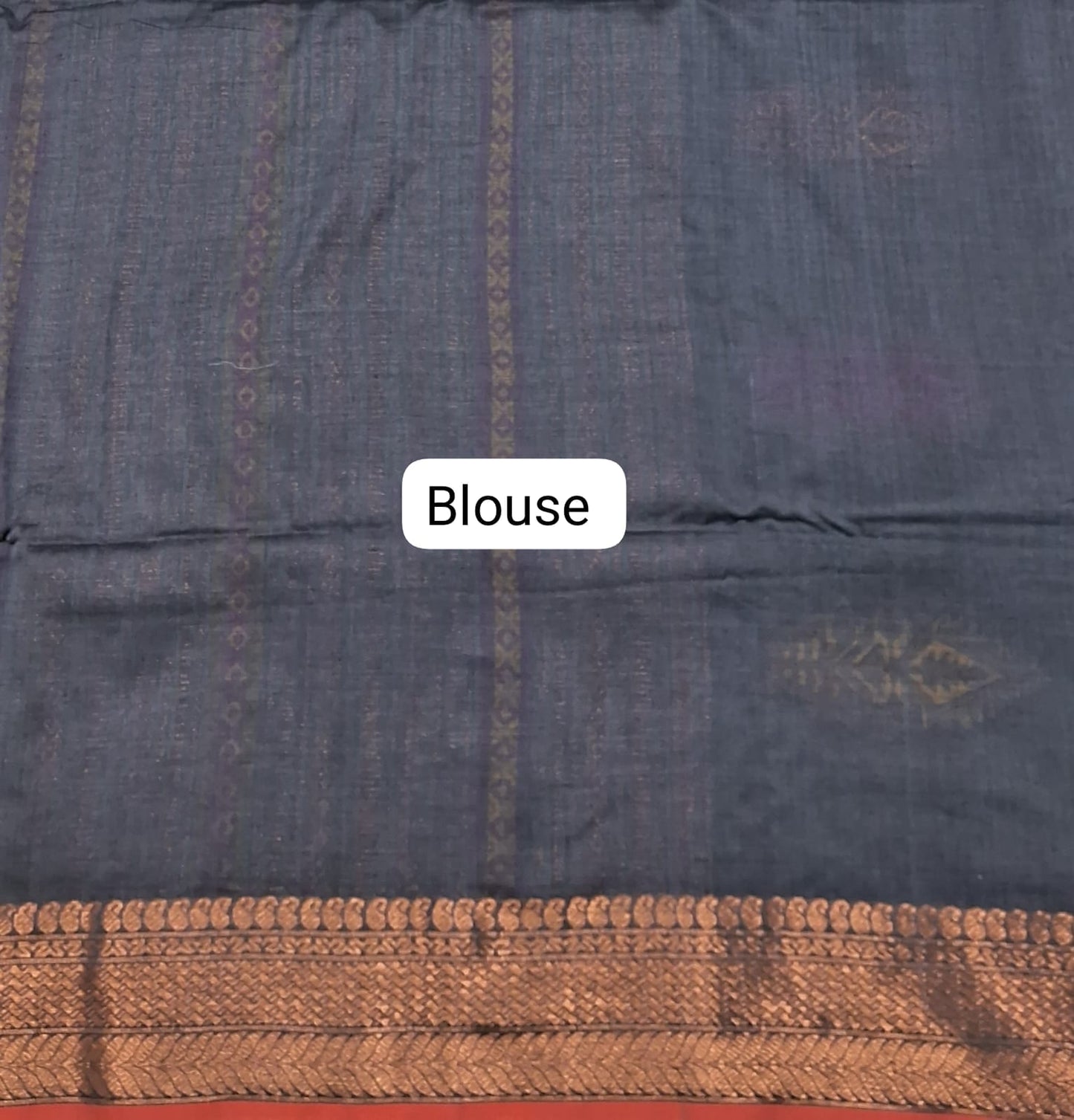 Elephant Grey Khadhi Silk Saree