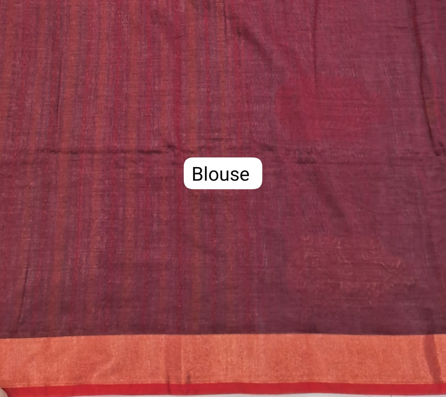 Grey Khadhi Silk Saree Blouse