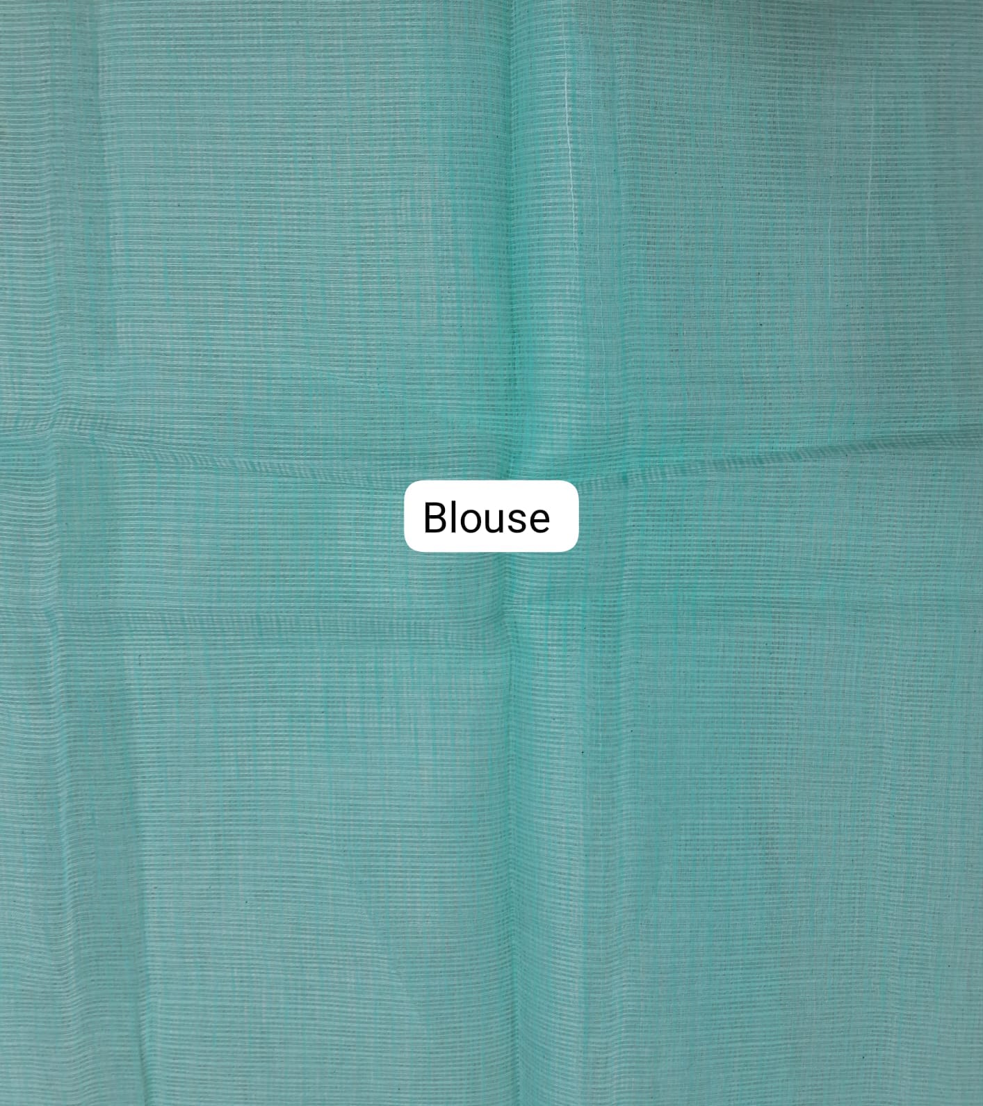 Sea Blue Kota Saree Blouse
