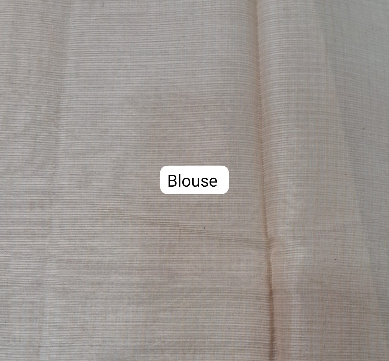 Beige Kota Saree Blouse