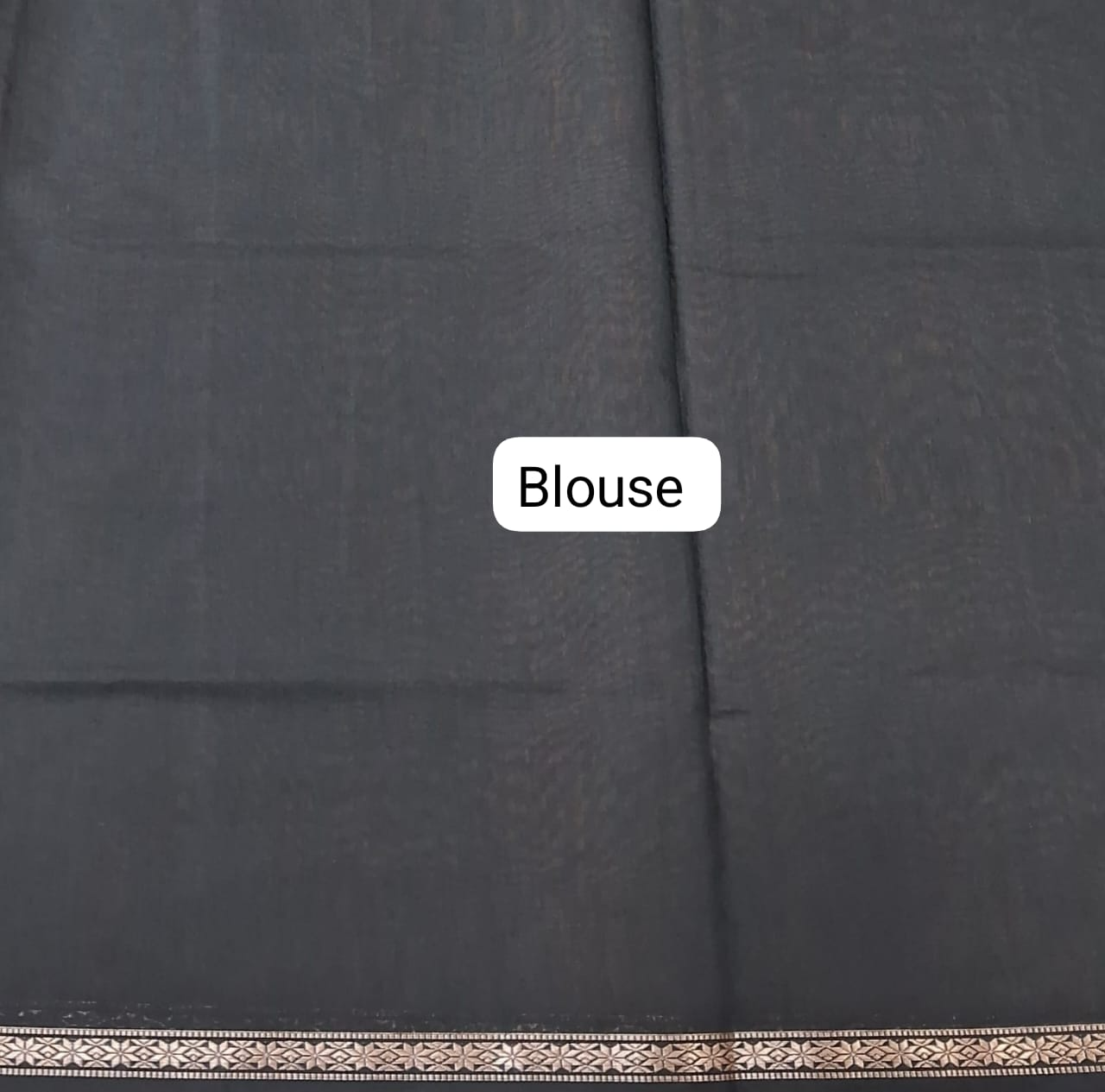 Mustard Yellow Semi Maheshwari Silk Cotton Saree Blouse