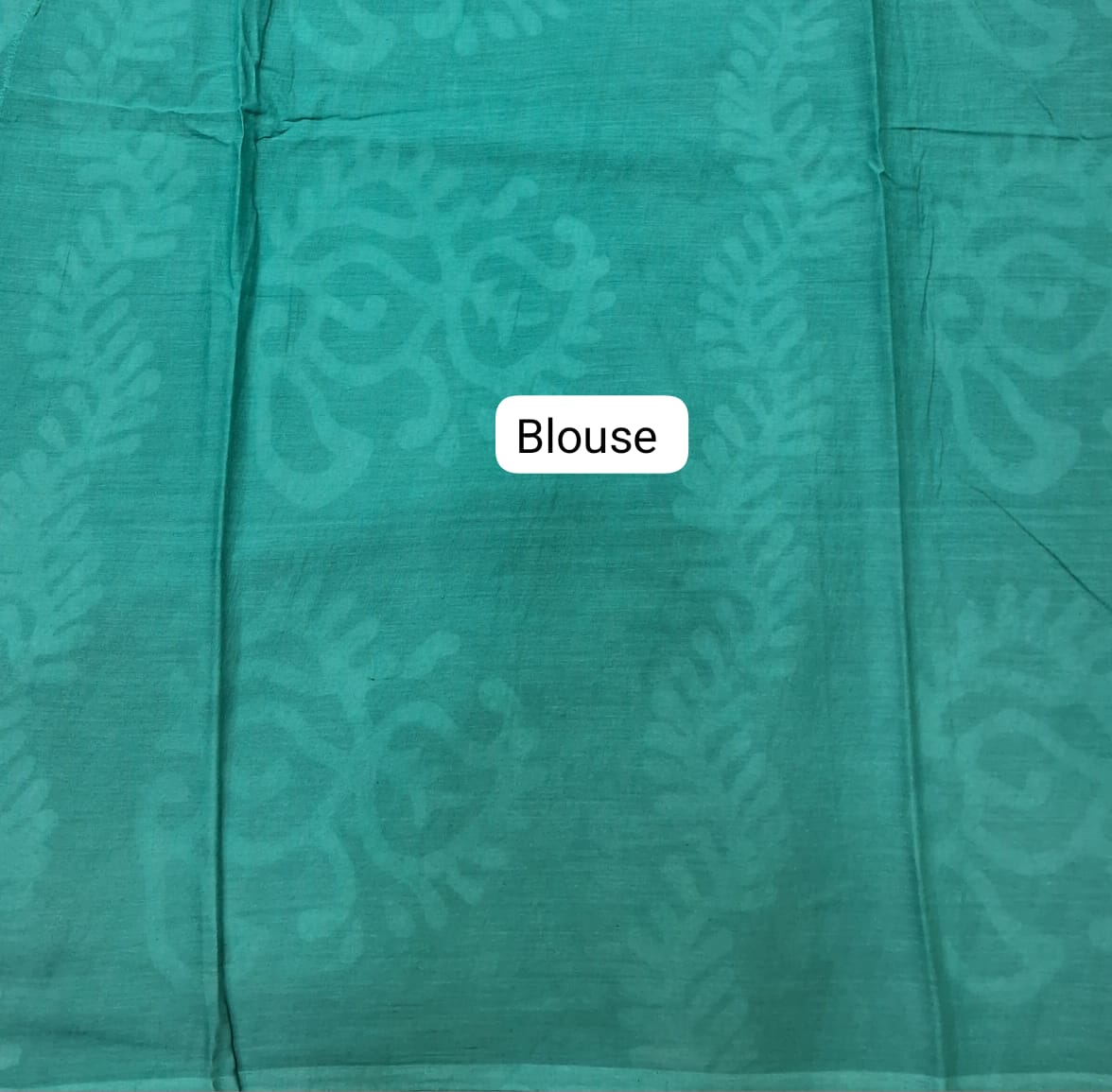 White soft Cotton Saree Blouse