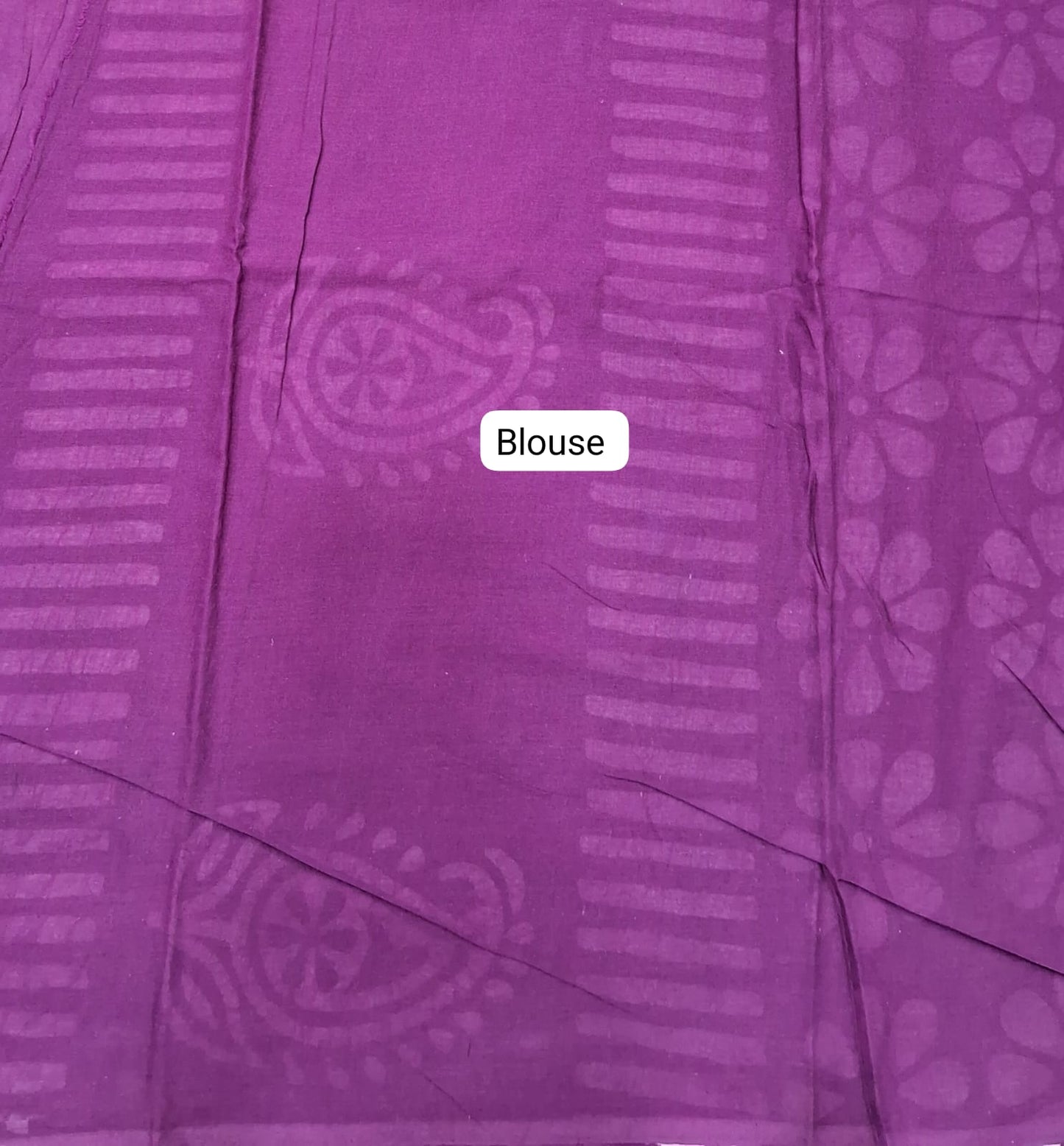 White Soft Cotton Saree