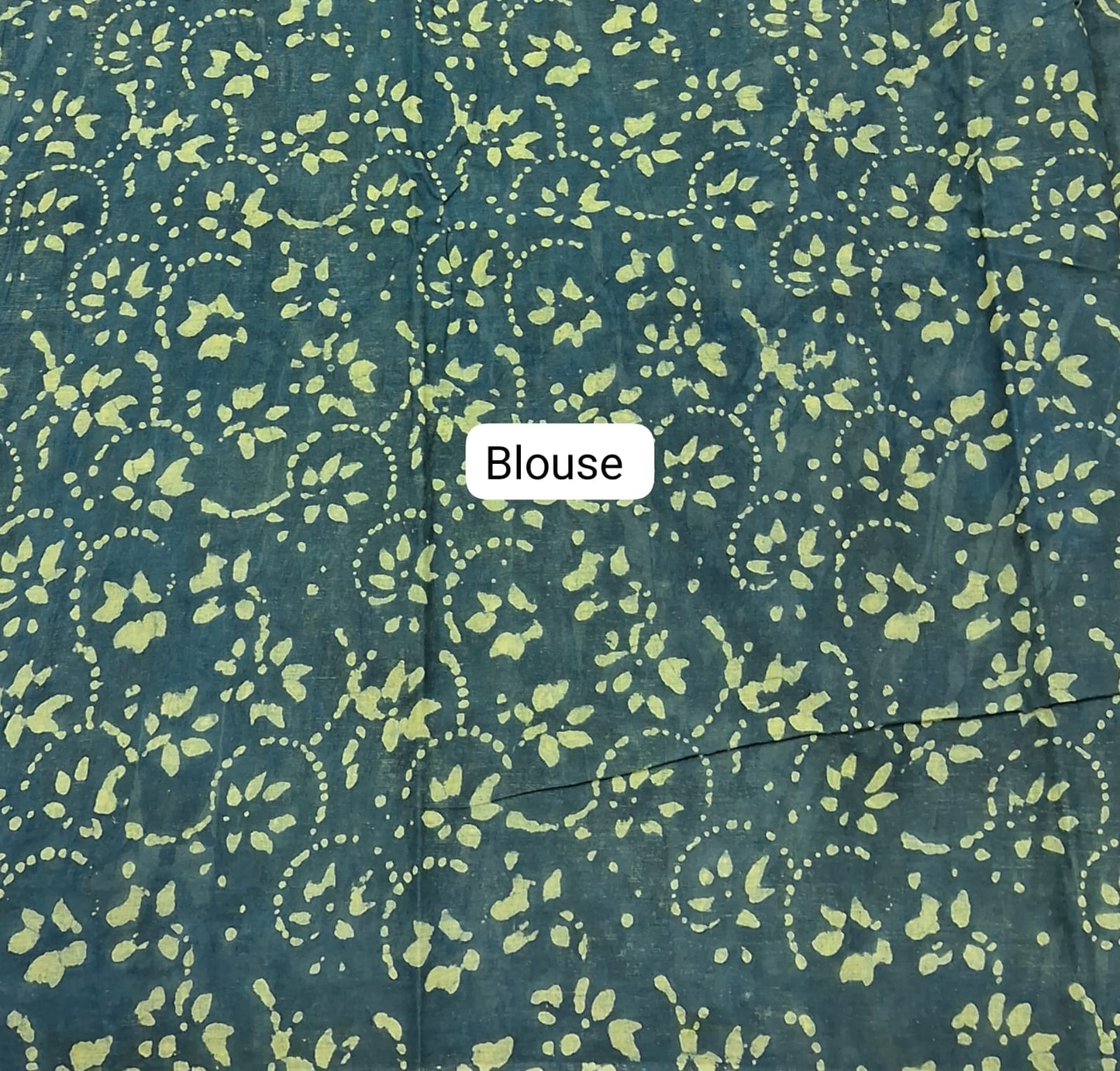 Bottle Green Soft Cotton Saree blouse