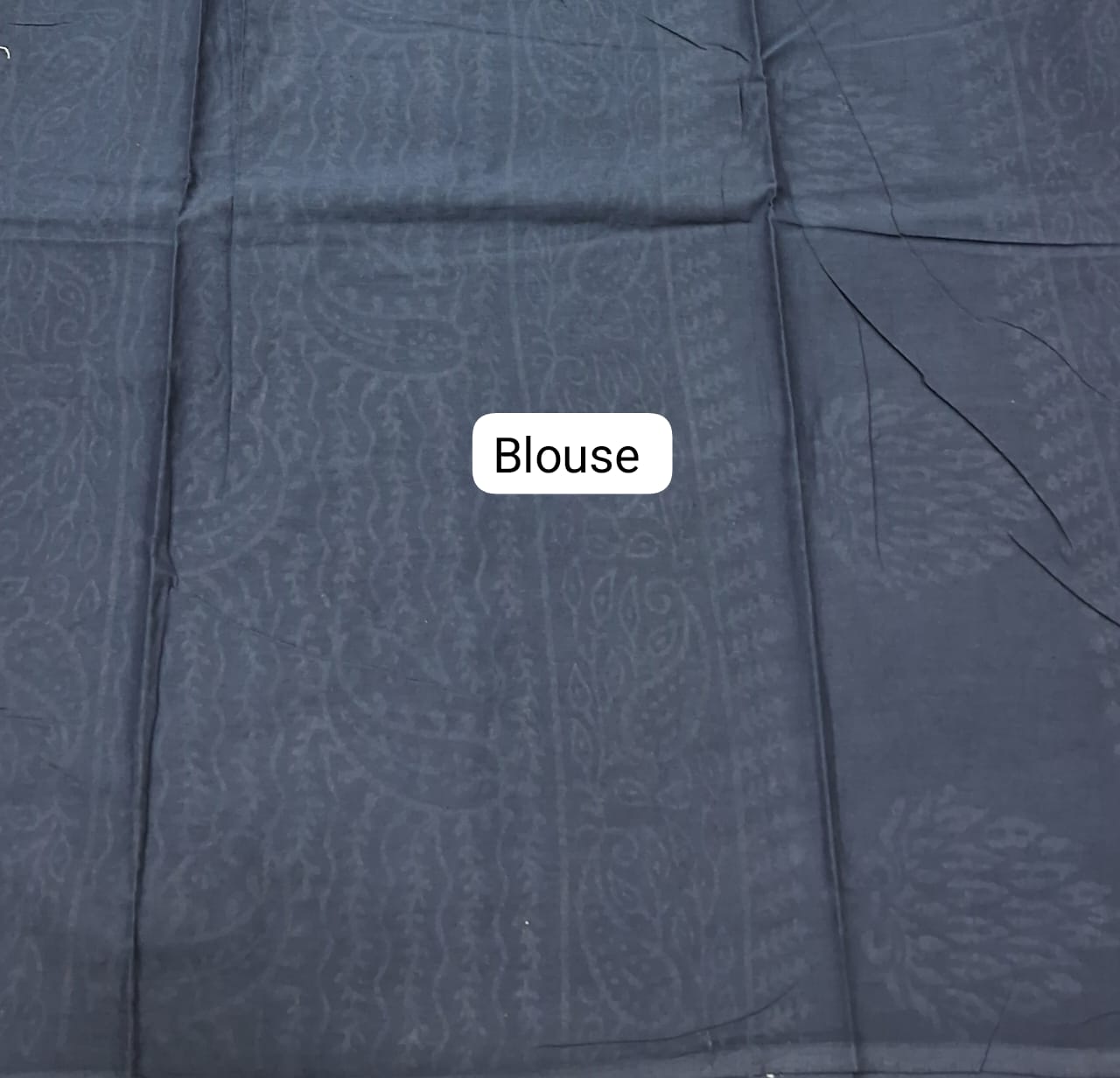 Fuchsia Pink Soft Cotton Saree Blouse