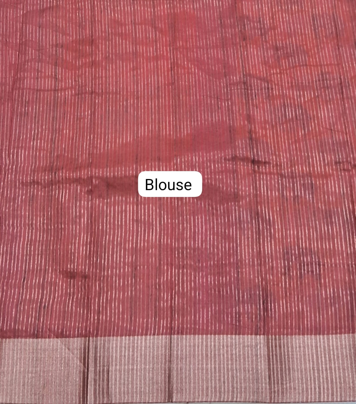 Yellow Tussar Saree Blouse