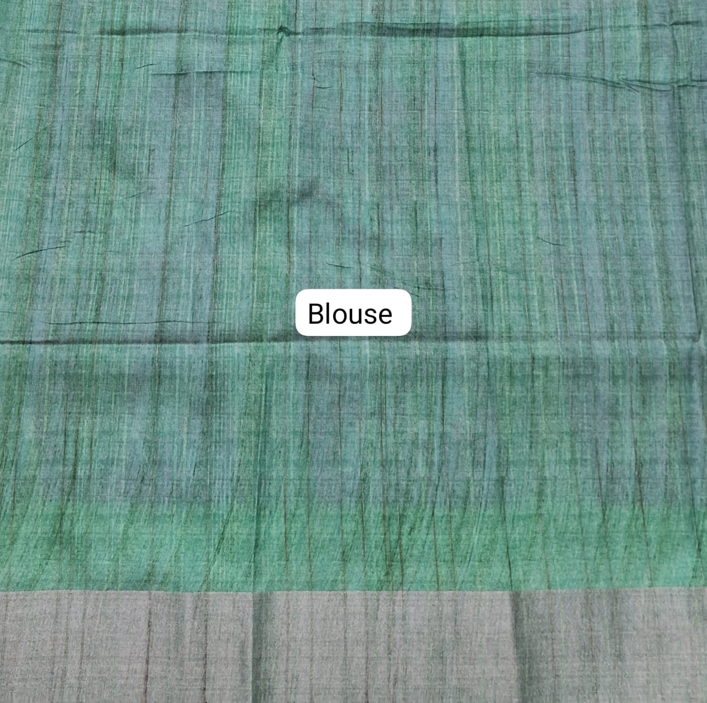 Melon Pink Tussar Saree Blouse