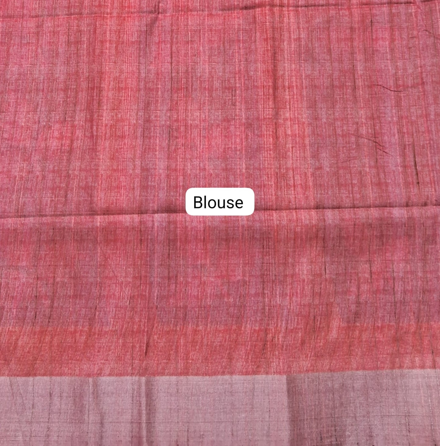 Parrot Green Tussar Saree Blouse