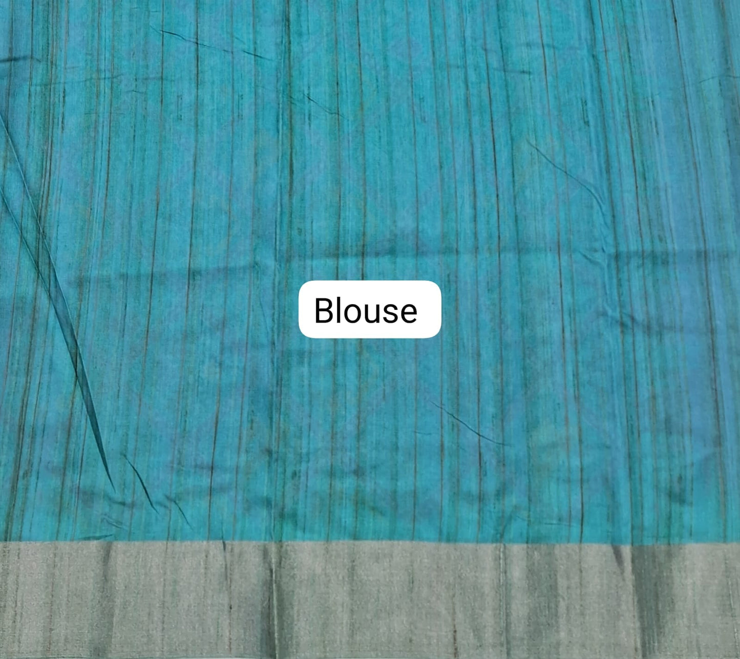 Rani Pink Semi Tussar Saree Blouse