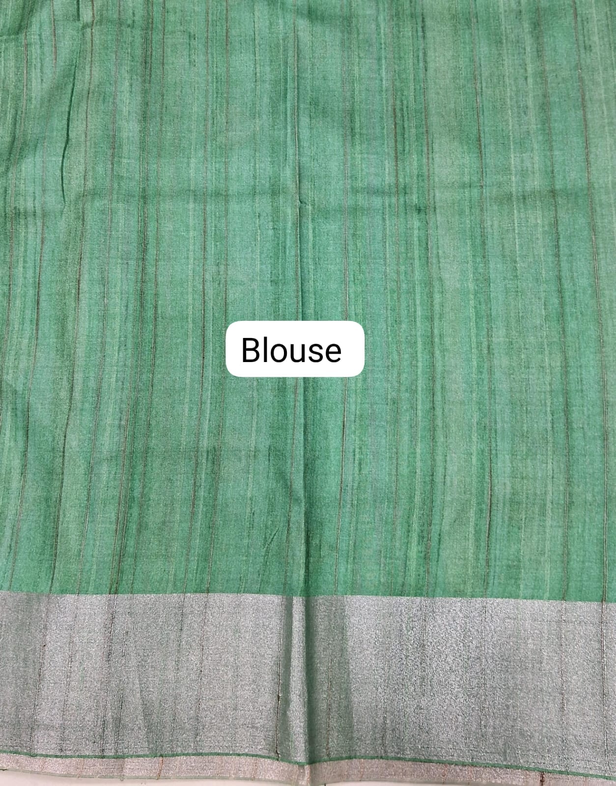 Rani Pink Semi Tussar Saree Blouse