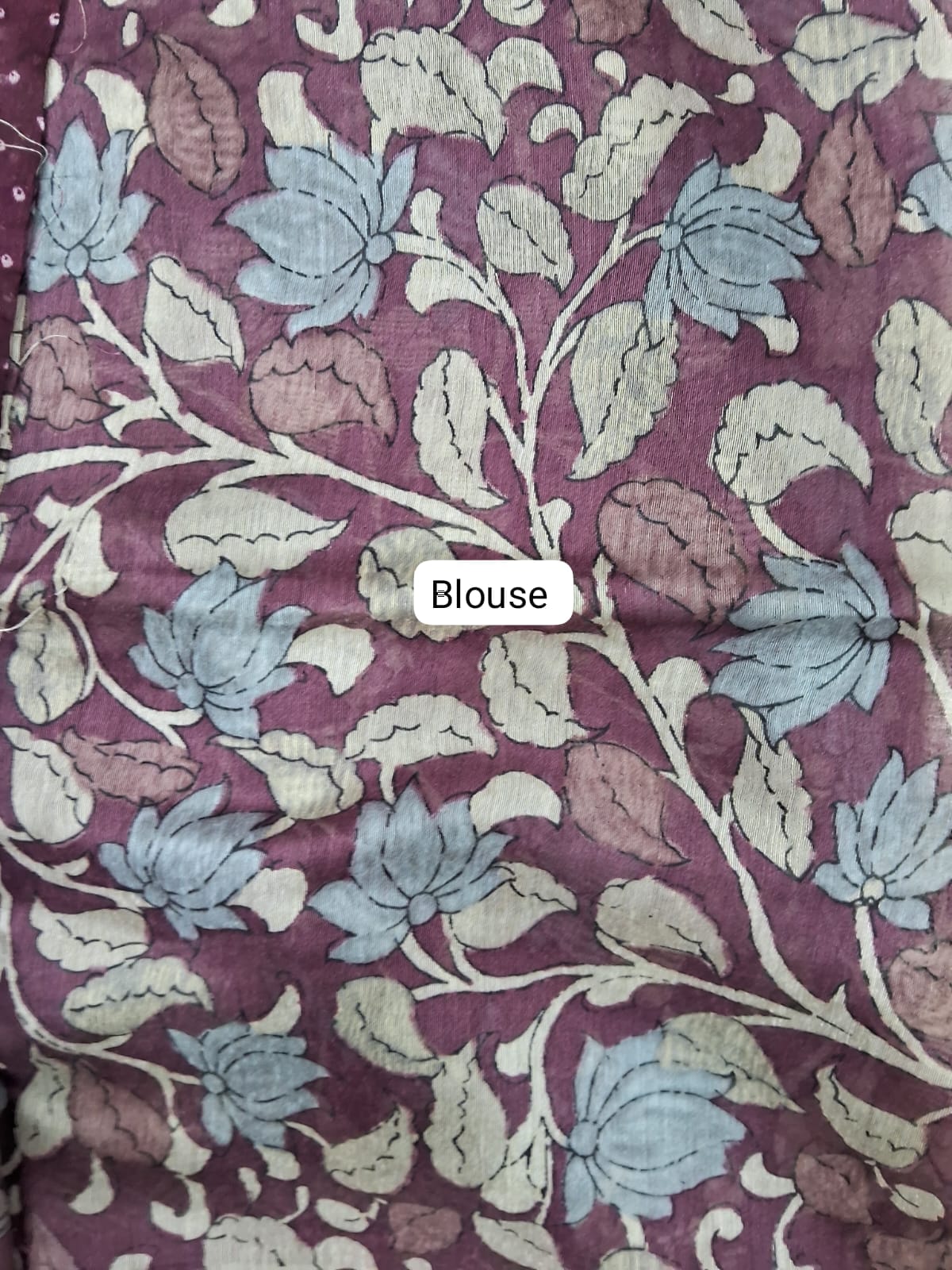 Wine Semi Tussar Saree