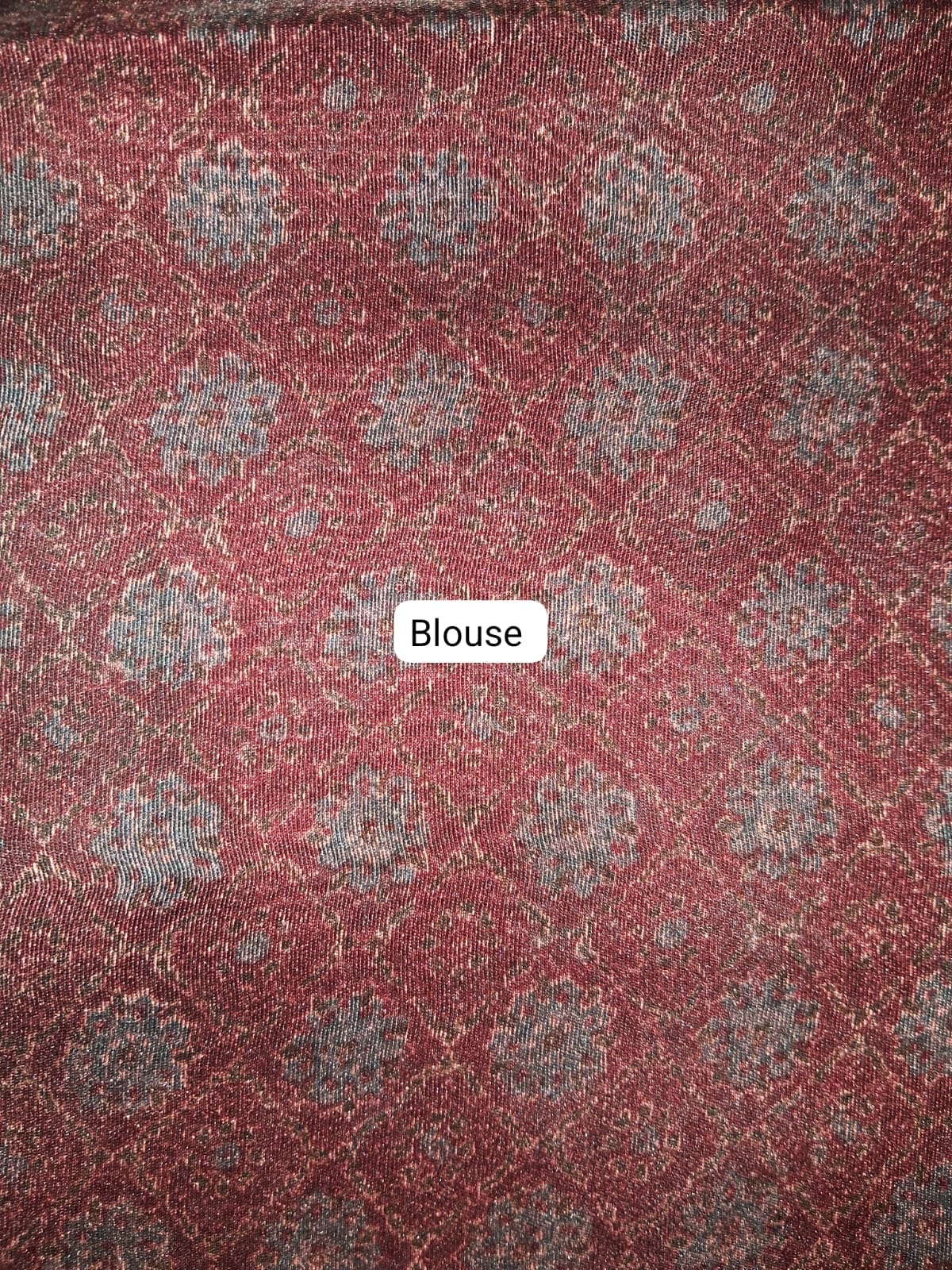 Dark Green Semi Tussar Saree Blouse