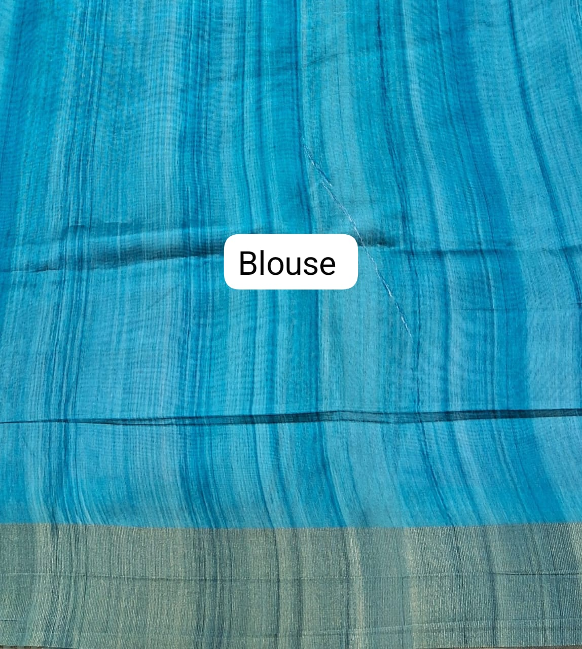 Dark Onion Pink Semi Tussar Saree Blouse