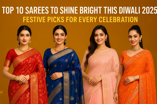 festive sarees for Diwali