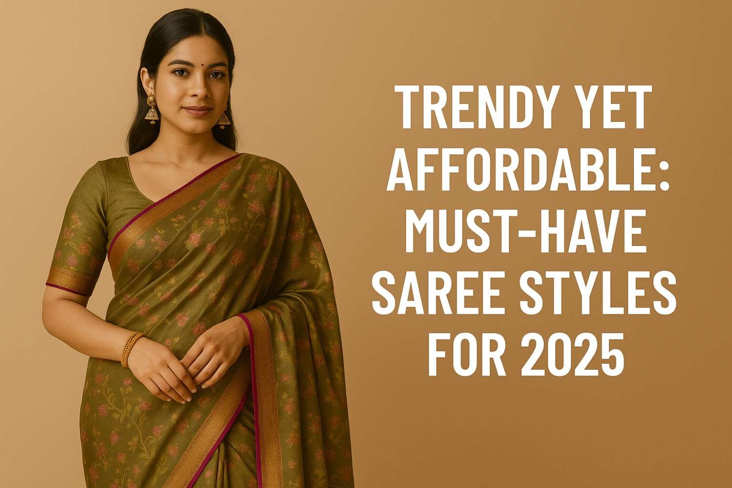 Trendy Yet Affordable Must-Have Saree Styles for 2025