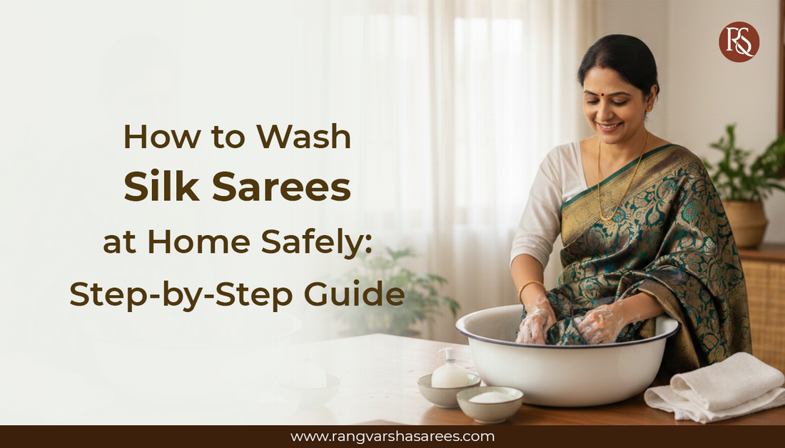 How to Wash silk saree at Home