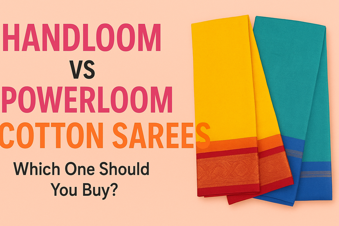  handloom cotton sarees & powerloom cotton sarees