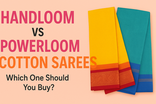  handloom cotton sarees & powerloom cotton sarees