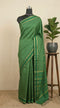 Handwoven Bottle Green Arani Cotton Saree 