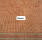 Orange Arani Cotton Saree BLOUSE