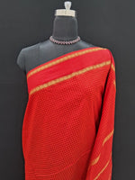 Red Arani Cotton Saree 