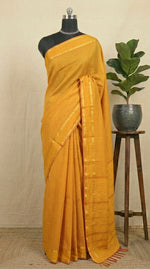 Mango Yellow Arani Cotton Saree