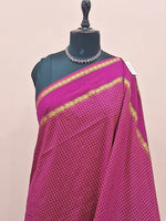 Elegant pink Arani cotton saree  1