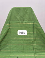 Green Arani Cotton Saree pallu