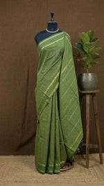 Green Arani Cotton Saree