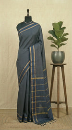 Deep Blue Arani Cotton