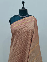 Dusty Pink Arani Cotton Saree 1